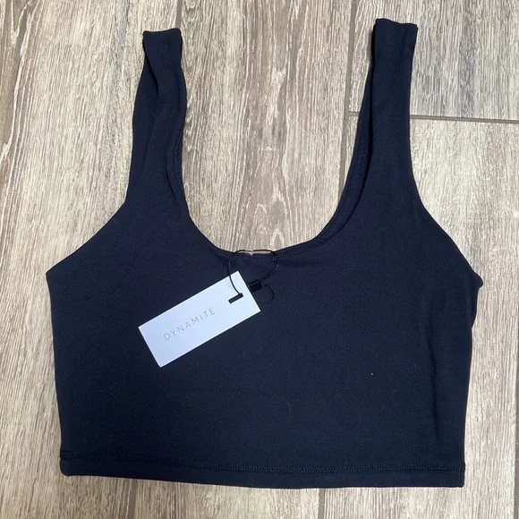 NWT Dynamite Bustier and Scoop Neck Crop Top - Picture 2 of 10